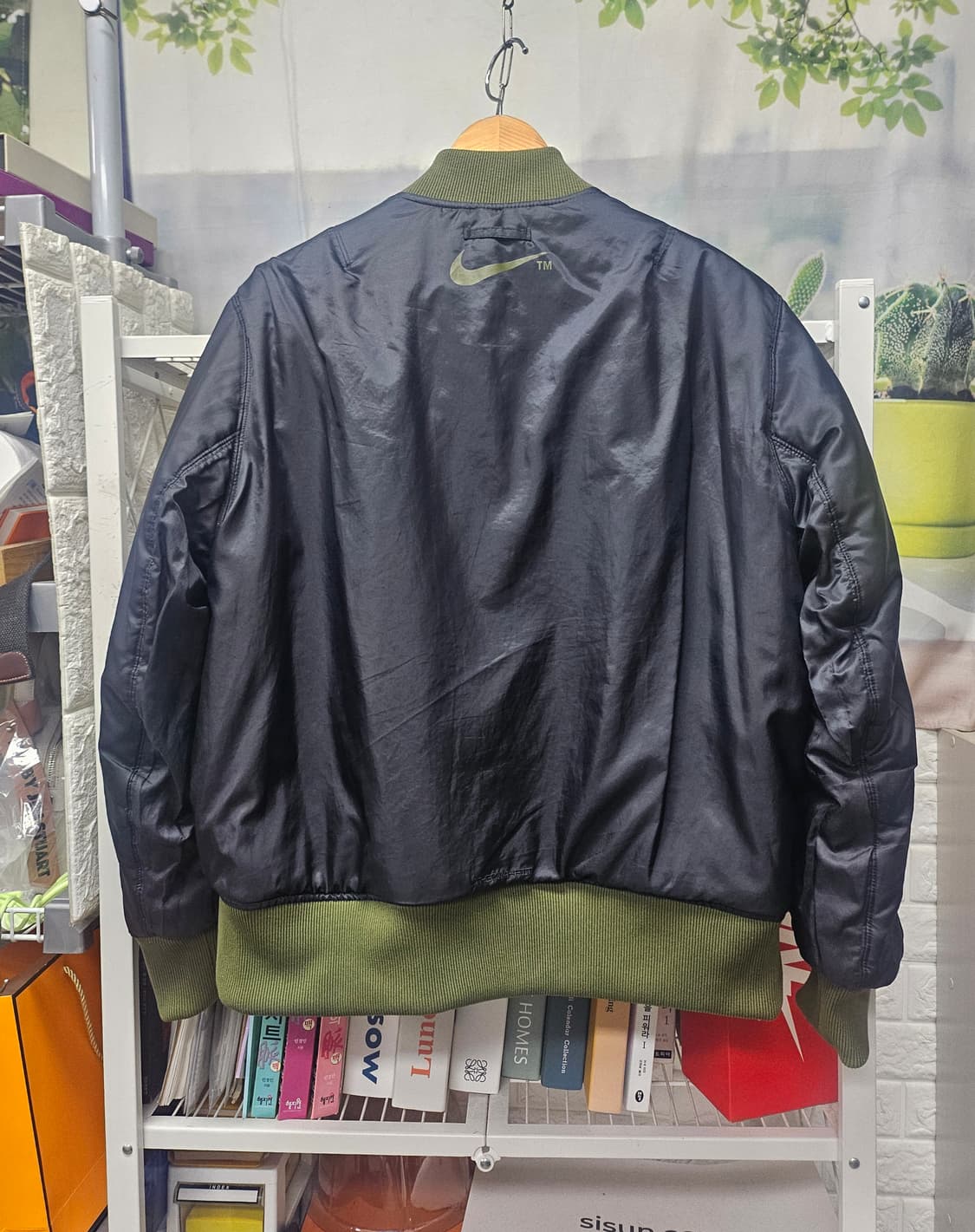 나이키 빅스우시 항공패딩점퍼 105 써마핏 양면 봄버자켓 블루종 XD42 상품이미지6