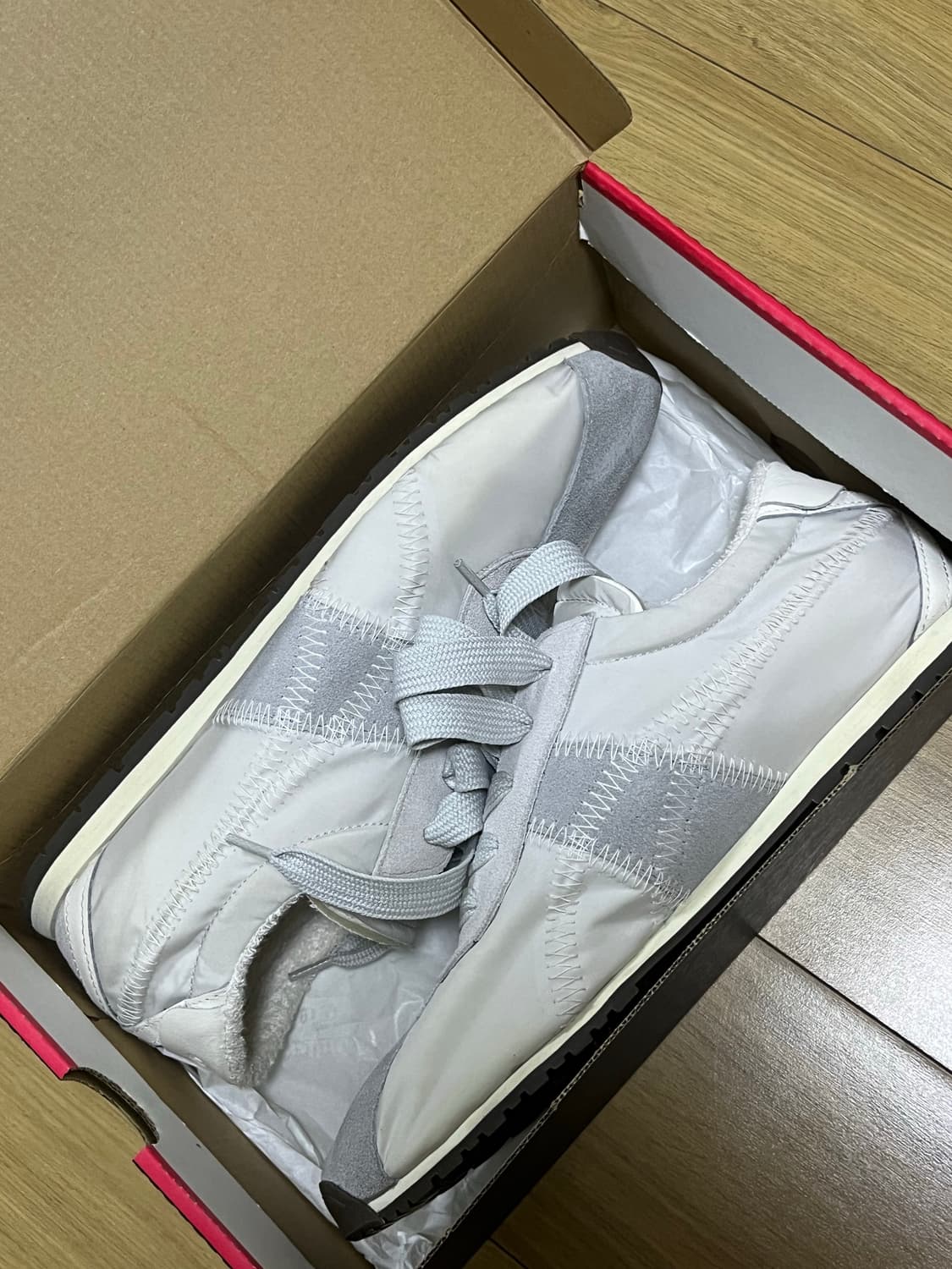 오니츠카 타이거 커세어 A55 글레이셔 그레이 크림 265 상품이미지6