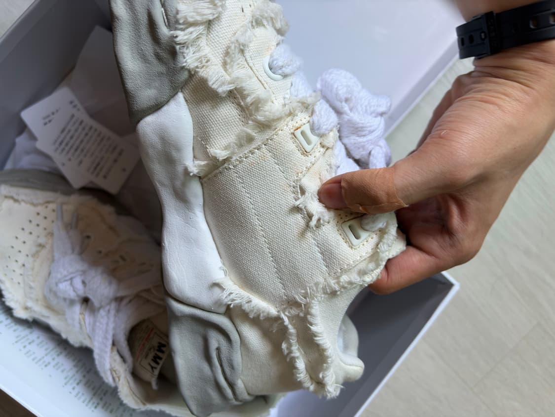 메종 미하라 야스히로 파커 OG 솔 캔버스 로우탑 상품이미지2