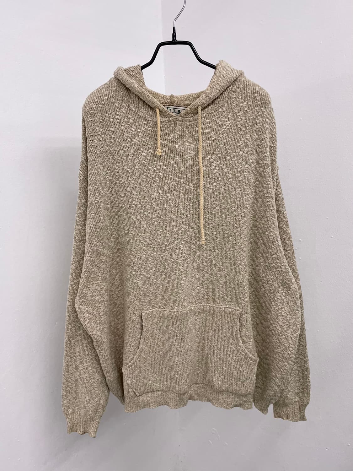 L.L.bean 베이지 후디 니트 상품이미지5