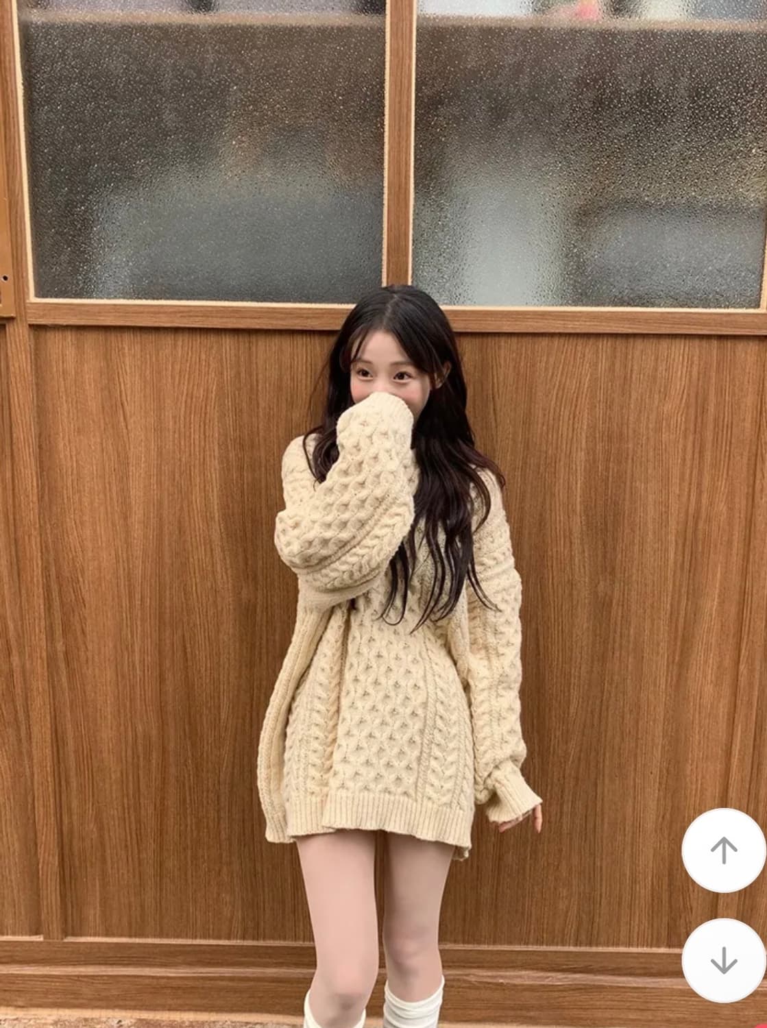 (새상품)영앤리치 박시 오버 니트 상품이미지2