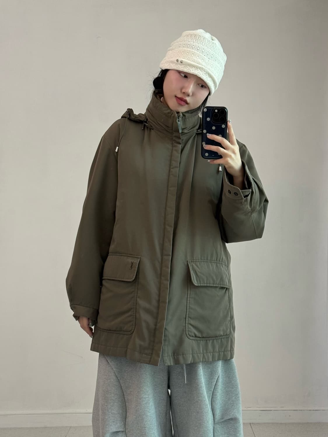 입생로랑 사파리 패딩 자켓 상품이미지3