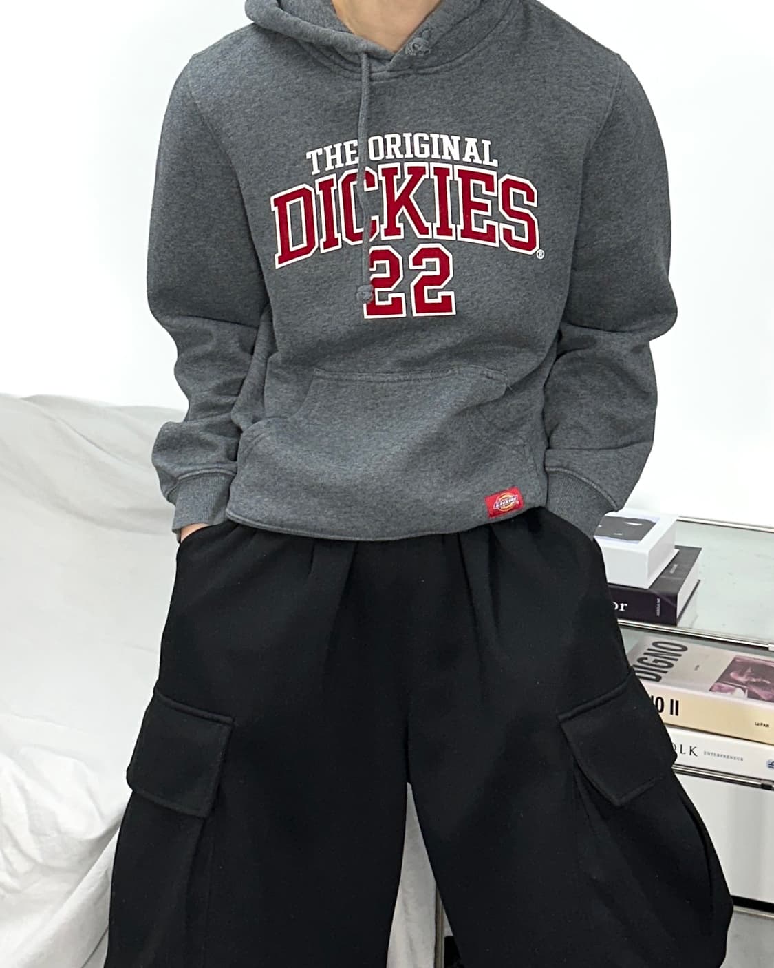 디키즈 올드스쿨 빅로고 후드티 S 상품이미지1