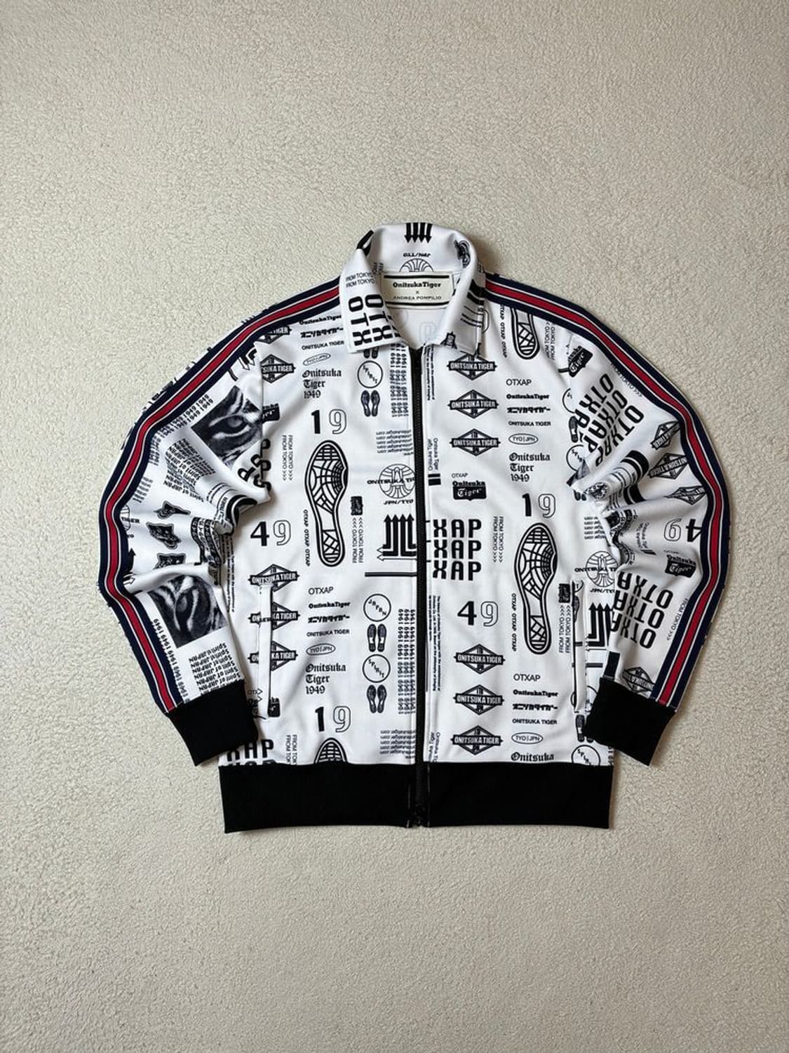 오니츠카타이거 x 안드레아 폼필리오 트랙탑 집업 PN7118 상품이미지1