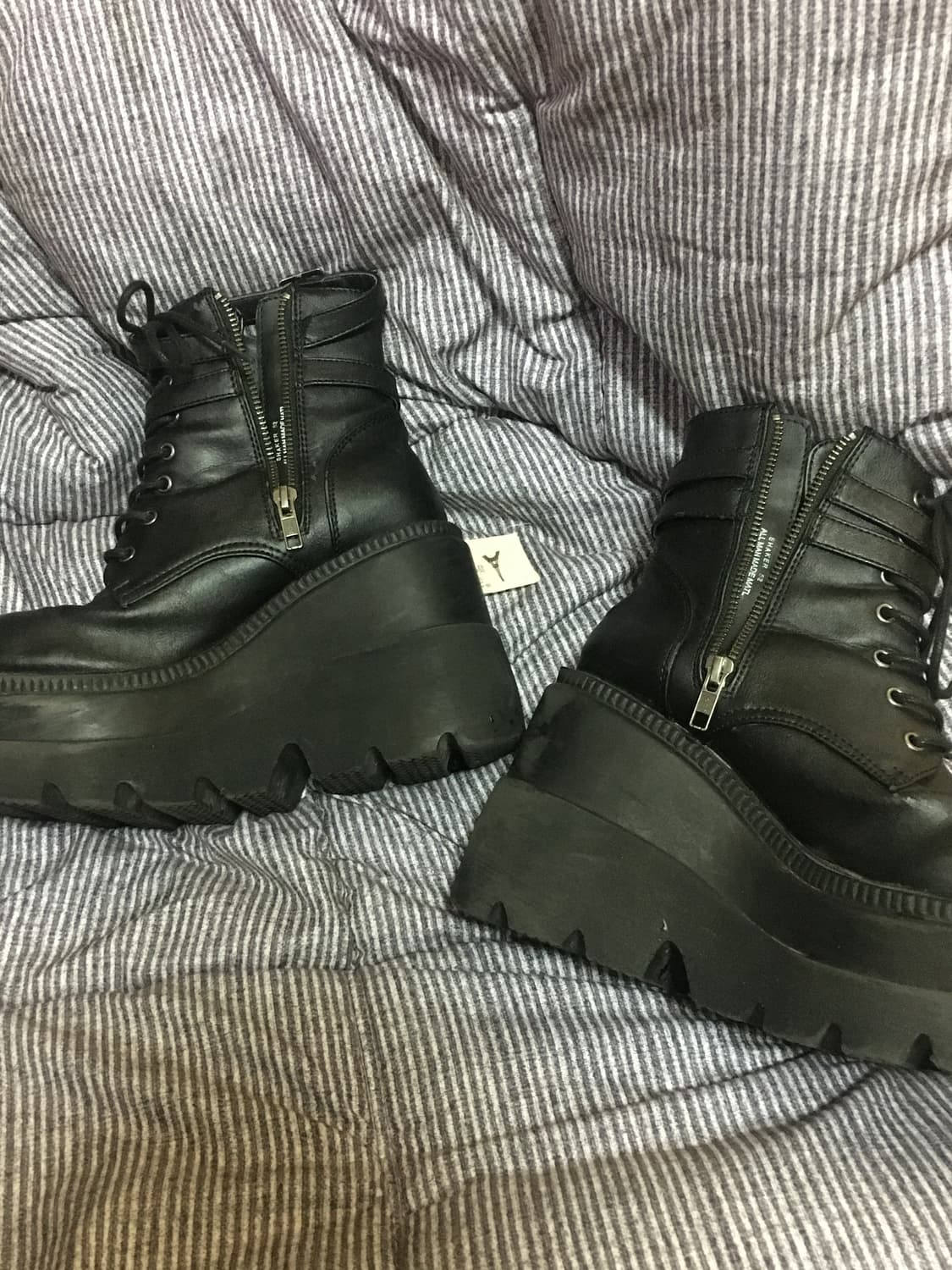 데모니아 검정 플랫폼 슈즈 240 상품이미지1