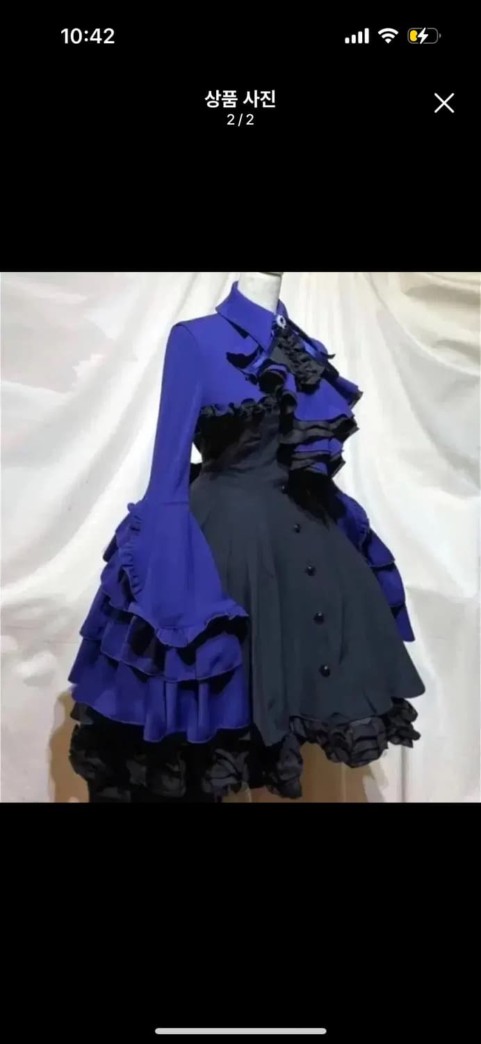 Marble 마블 로리타 원피스 급처분 고스로리펑크 상품이미지2