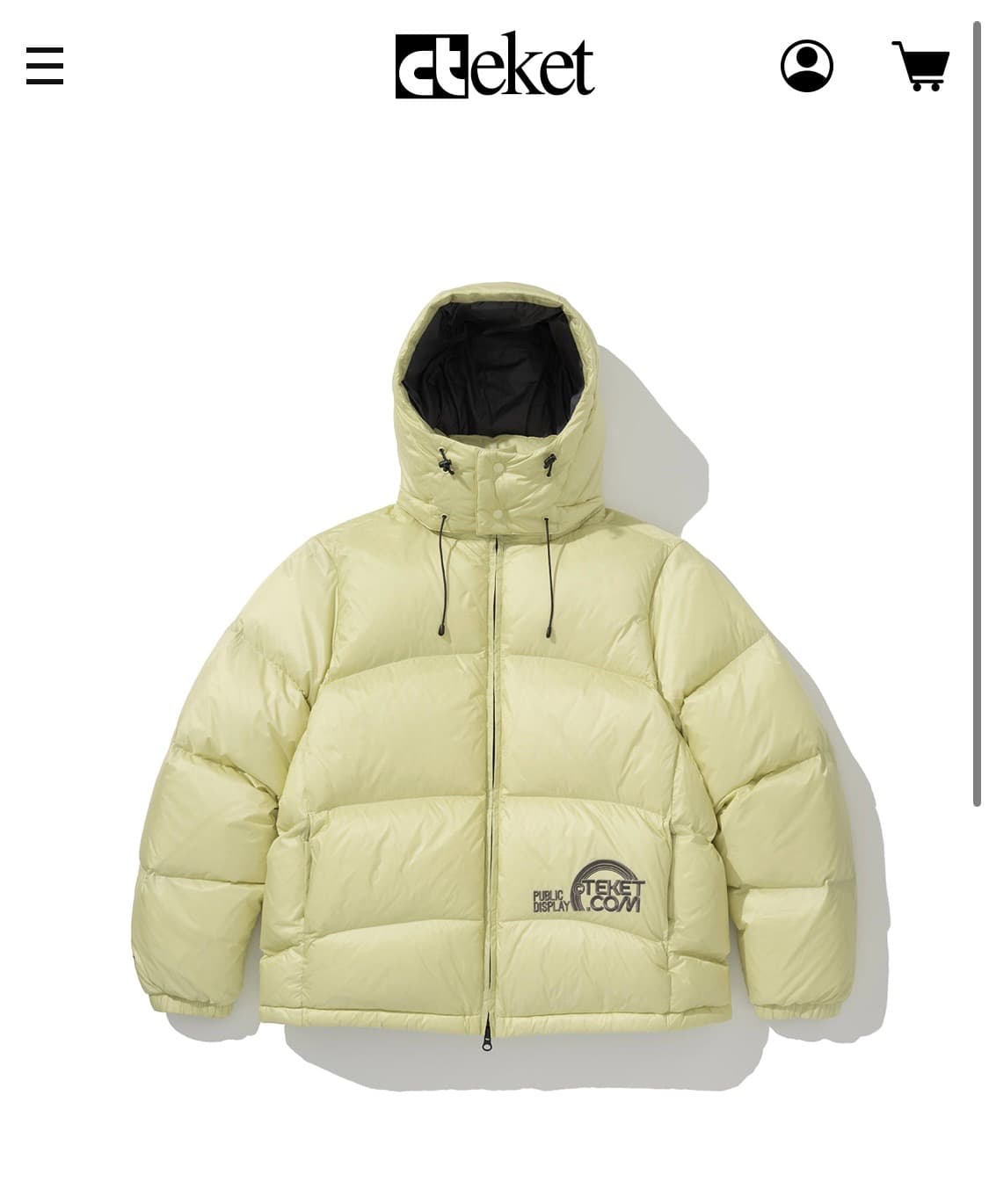테켓 패딩 Warm Flex Down Jacket 덕다운 자켓 상품이미지1