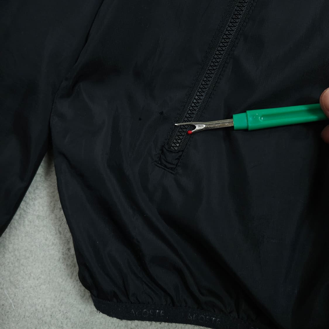 라코스테 후드 바람막이 자켓 XL 상품이미지7