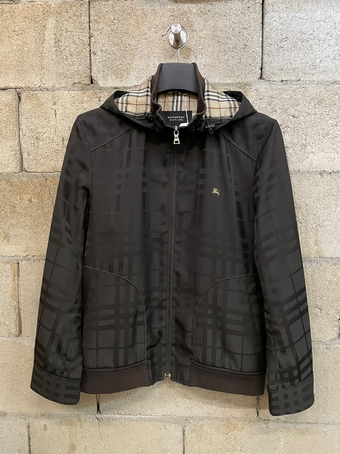 버버리 블랙 라벨 노바 체크 블루종 상품이미지1