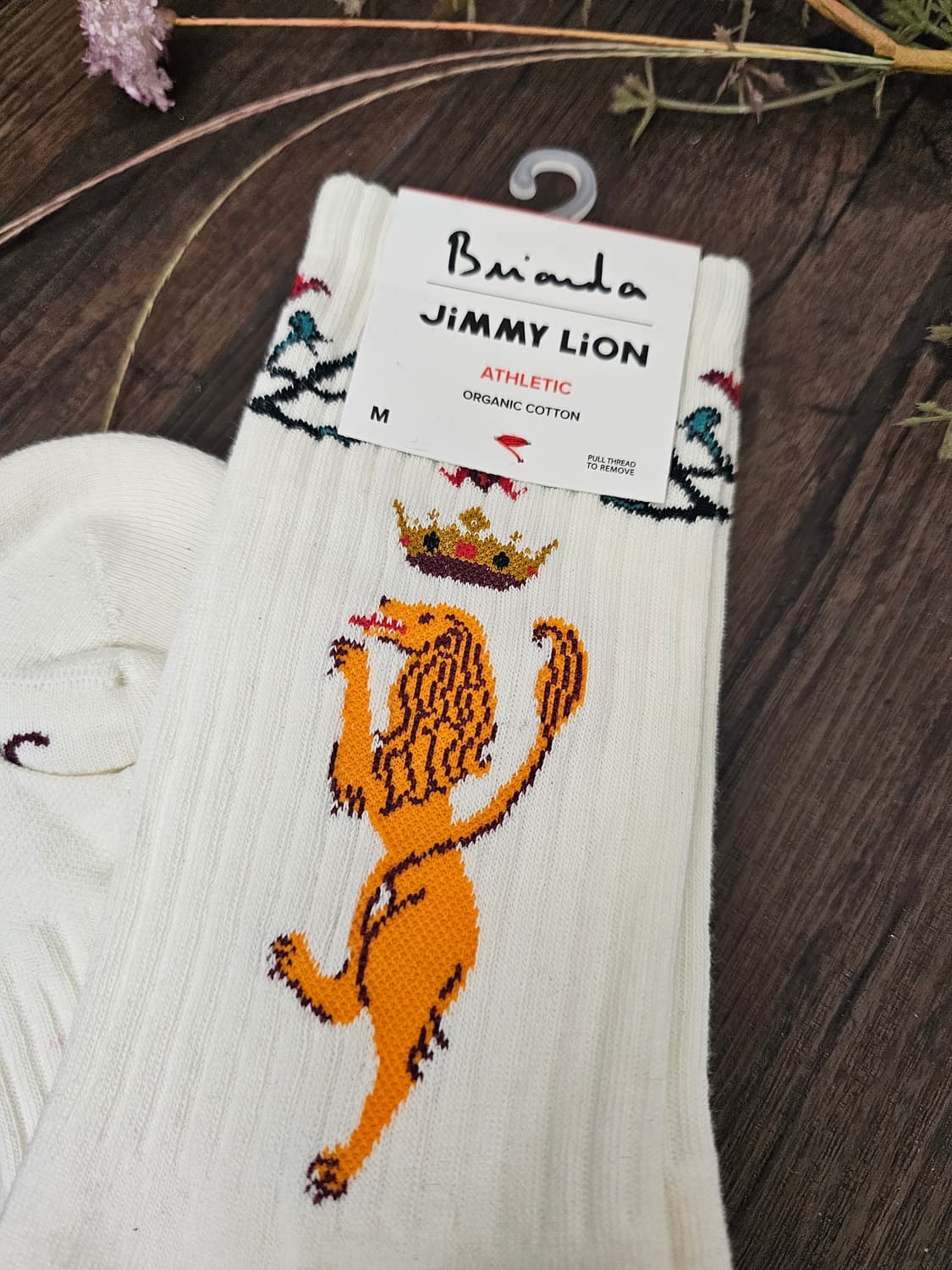 Jimmylion Crown Lion 양말M 상품이미지2