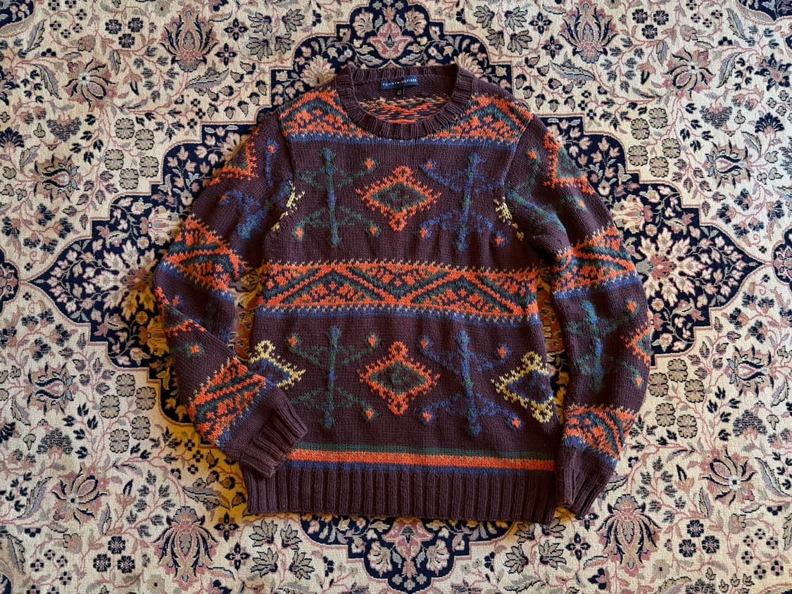 타미힐피거 나바호 니트 105~110 상품이미지1