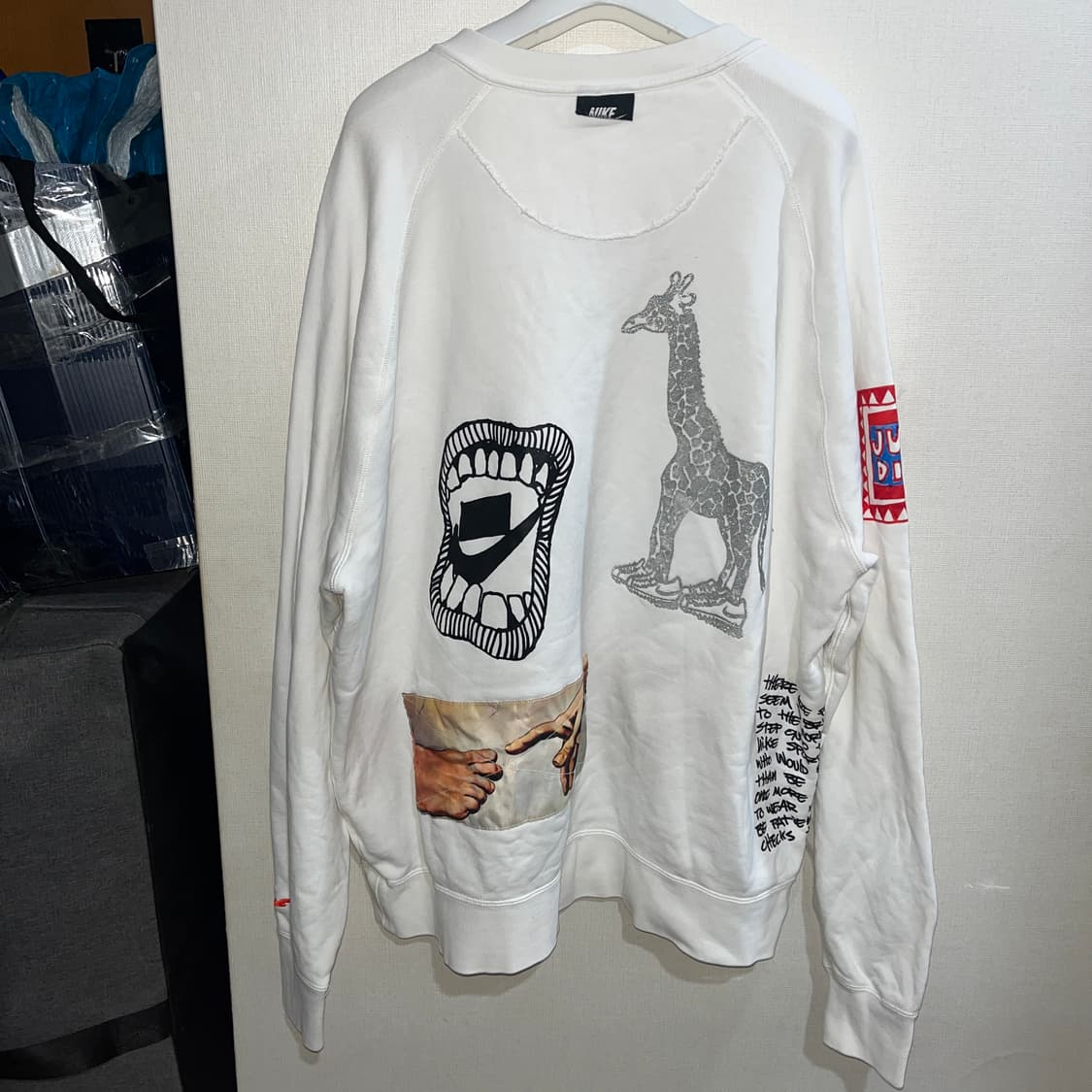 (XXL) 나이키 패턴 스웻셔츠 NSW 맨투맨 셔츠 상품이미지4