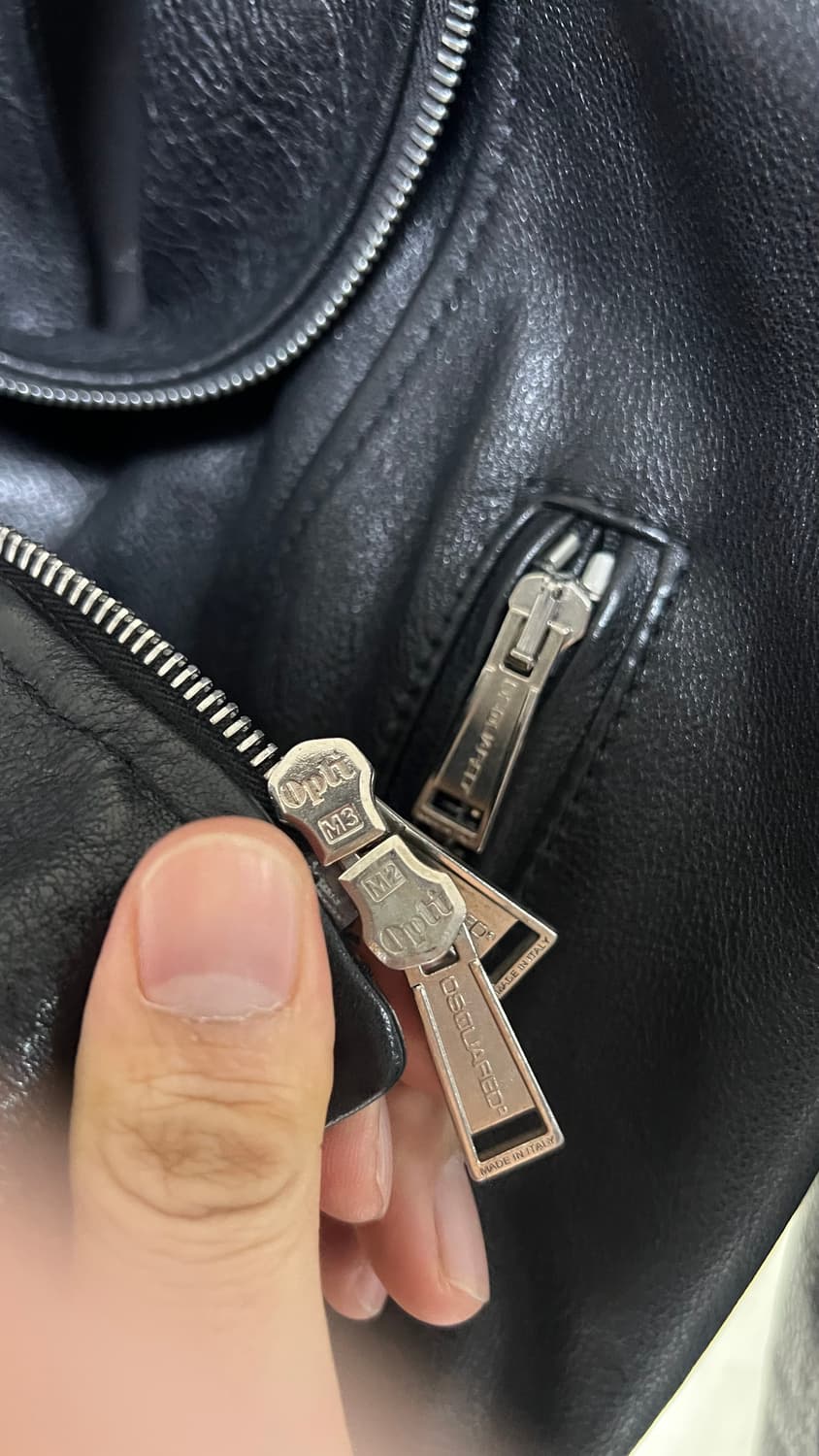 디스퀘어드 레더 자켓 상품이미지6