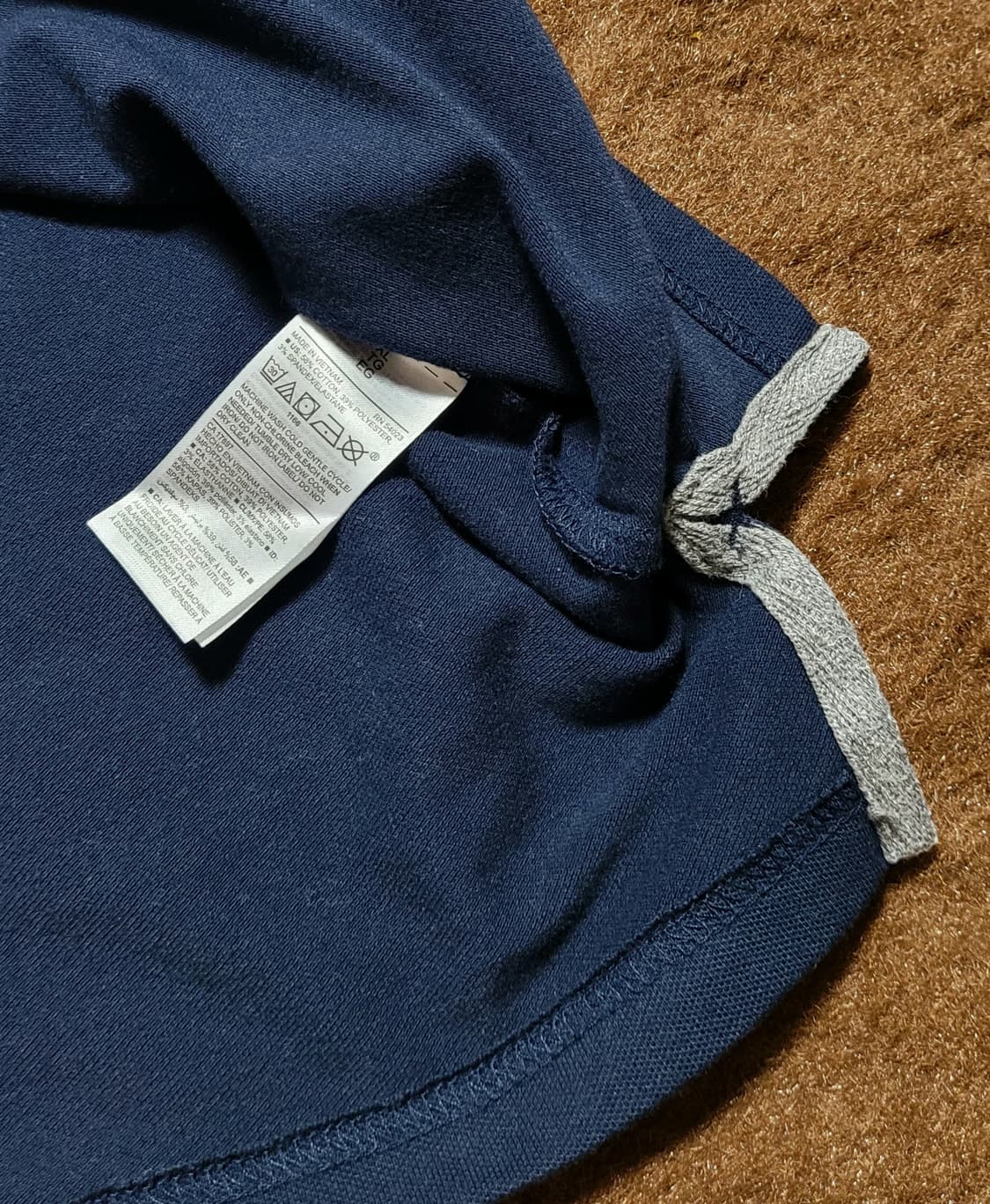 OLD NAVY 남성용 네이비 반팔 피켓셔츠(XL) 상품이미지5