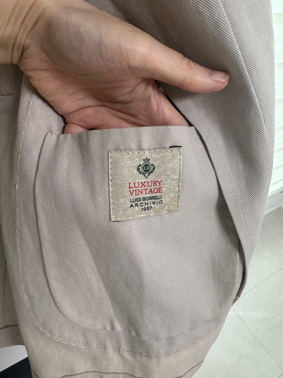 루이지보렐리 남성 봄 자켓 50사이즈  상품이미지6