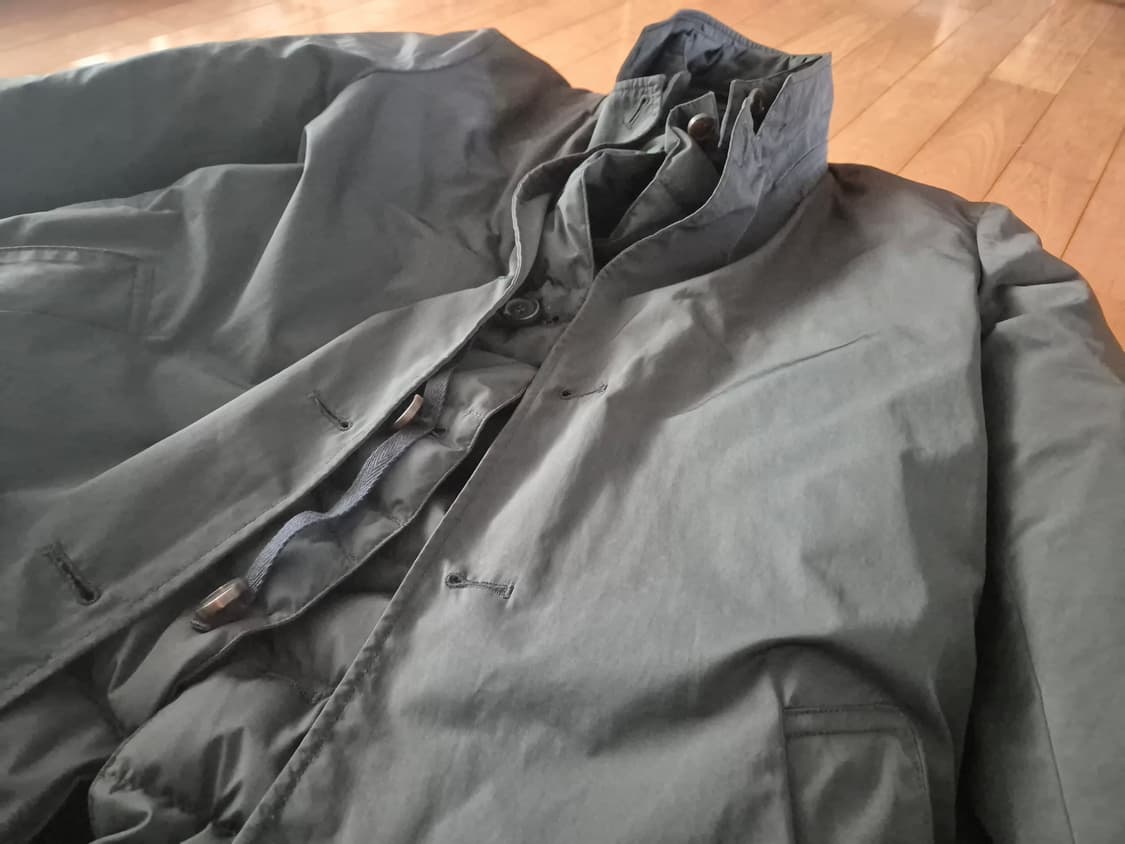 패딩 레이어드 코트 상품이미지10