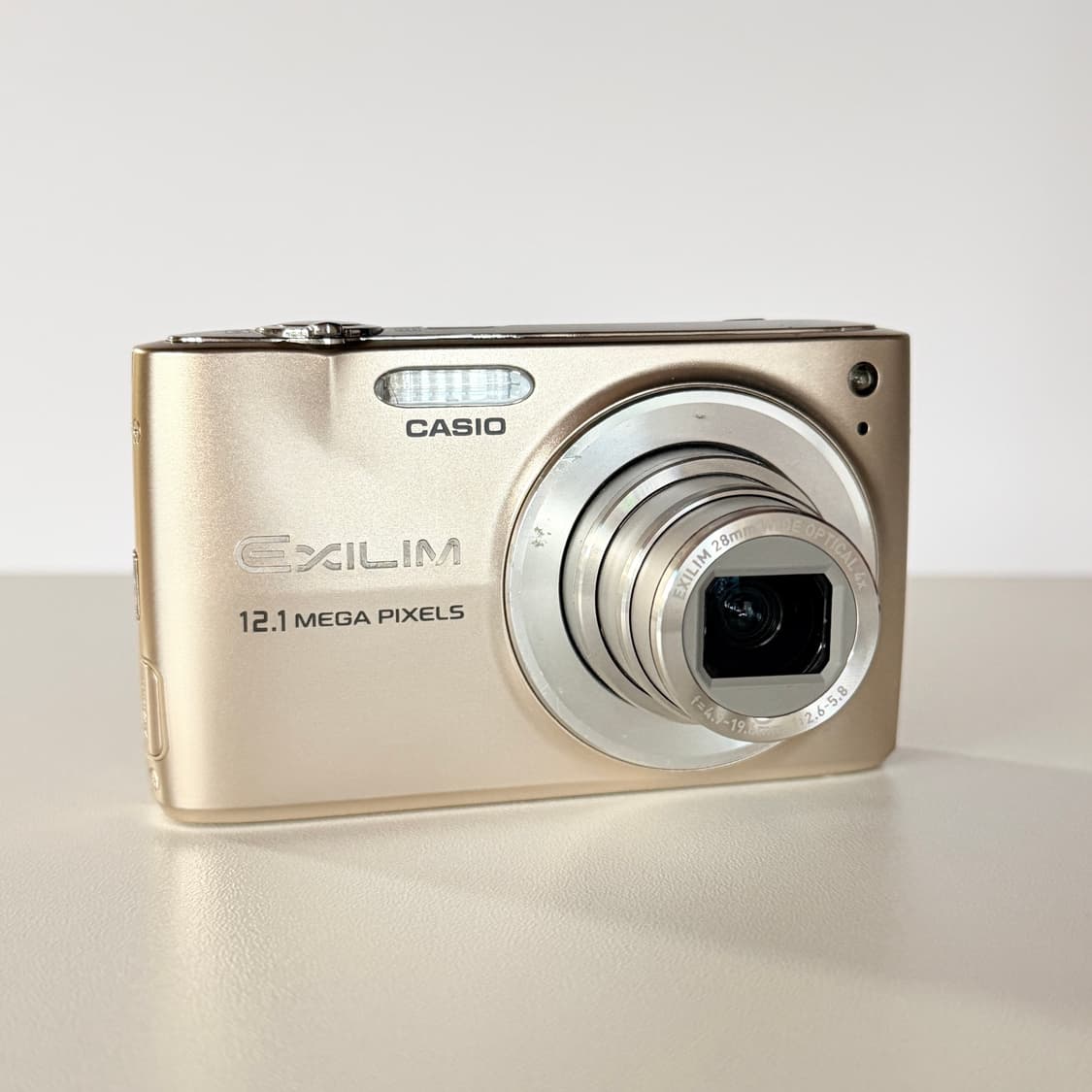 ✨태연 픽 ✨카시오 엑슬림 EX-Z400 골드 빈티지디카 상품이미지4