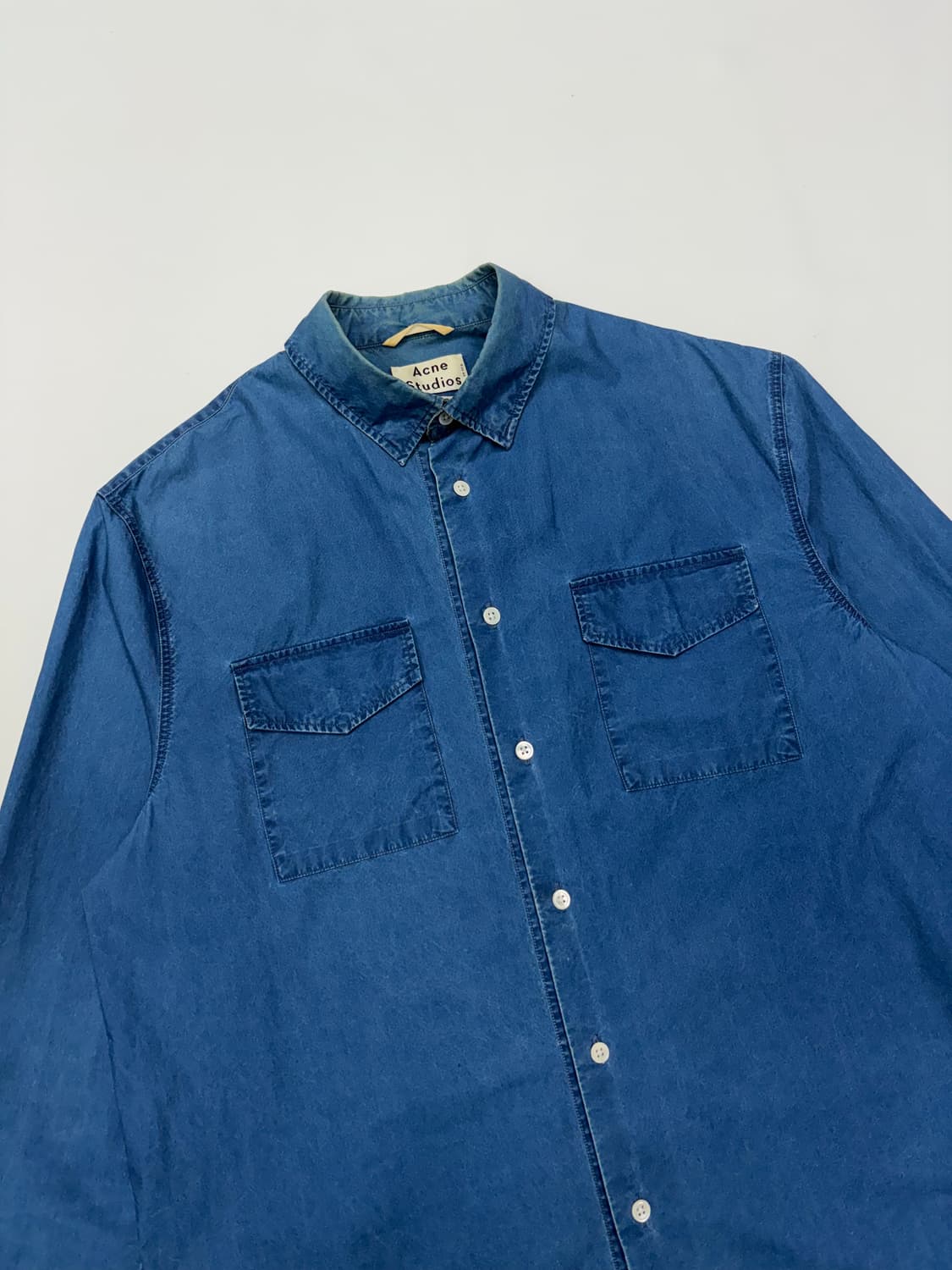 Acne 아크네스튜디오 블루 투포켓 셔츠 상품이미지5