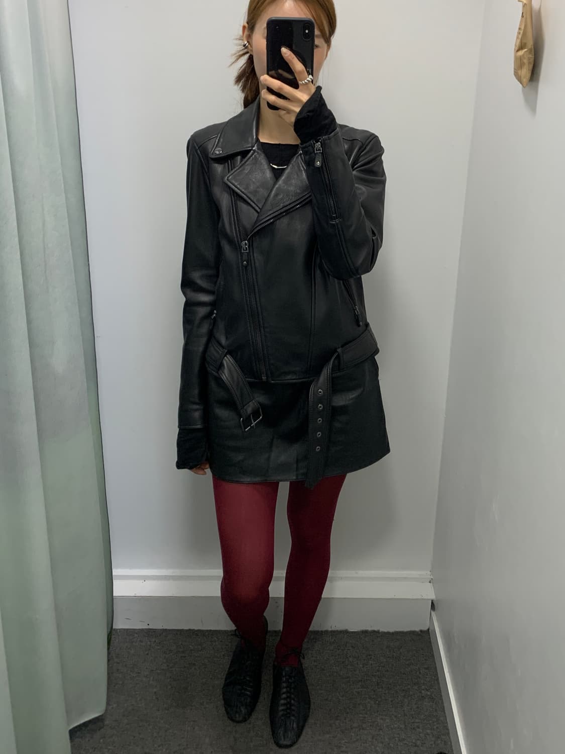 마시모 두띠 양가죽 라이더 자켓 상품이미지4