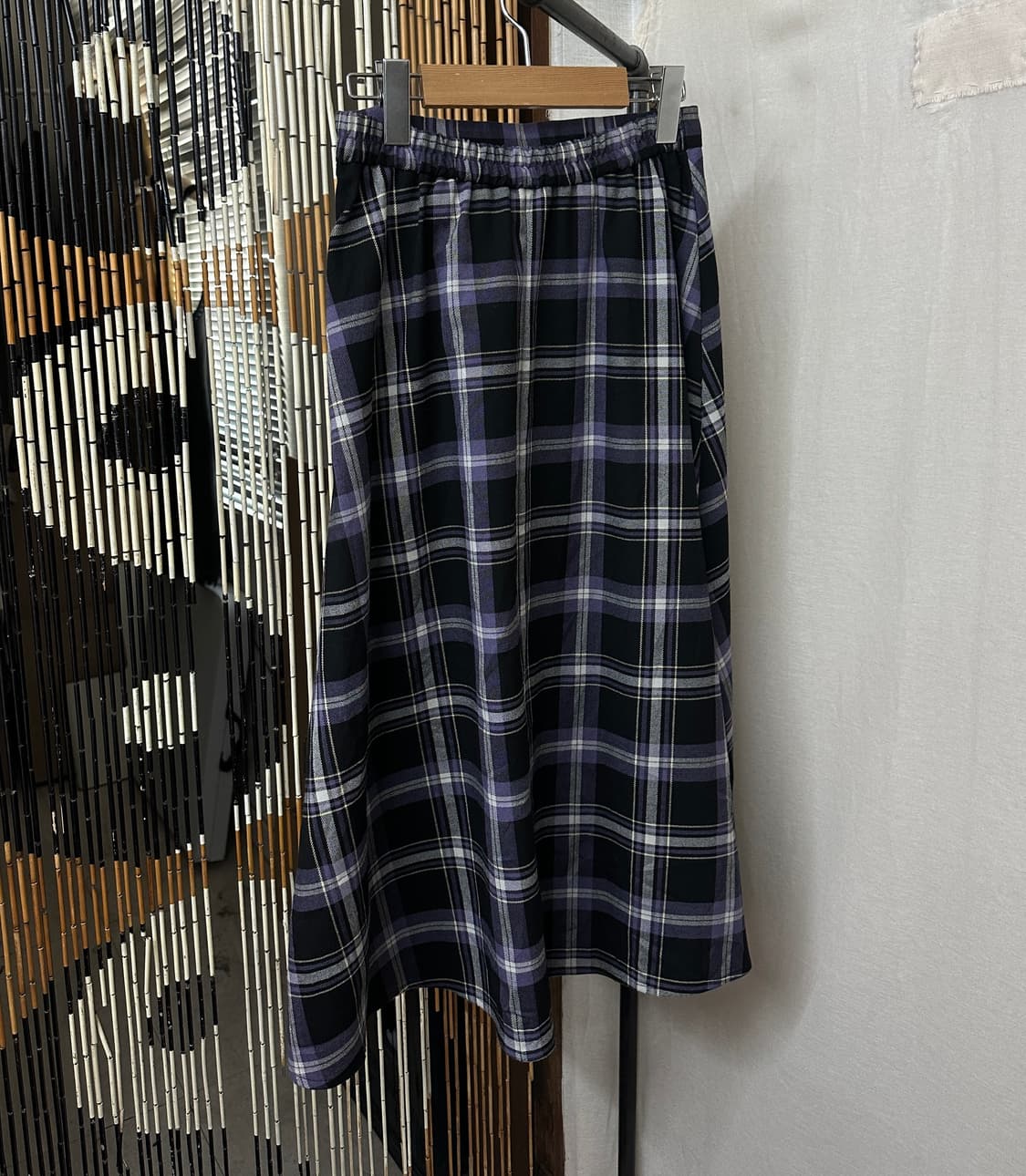 gu check skirt 상품이미지4