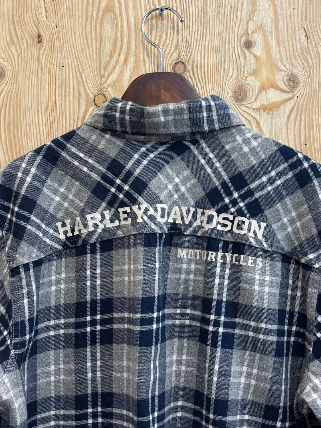 할리 데이비슨 체크 플란넬 셔츠 상품이미지4