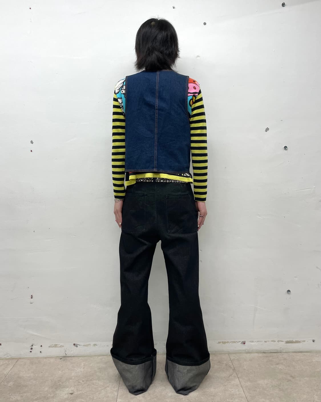 Korean Boy Scout Waffen Denim Best 상품이미지6
