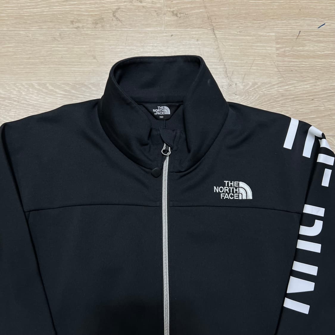 노스페이스 키즈 암레터링 져지 트랙탑 자켓 [블랙] 150(10-11세) 상품이미지2