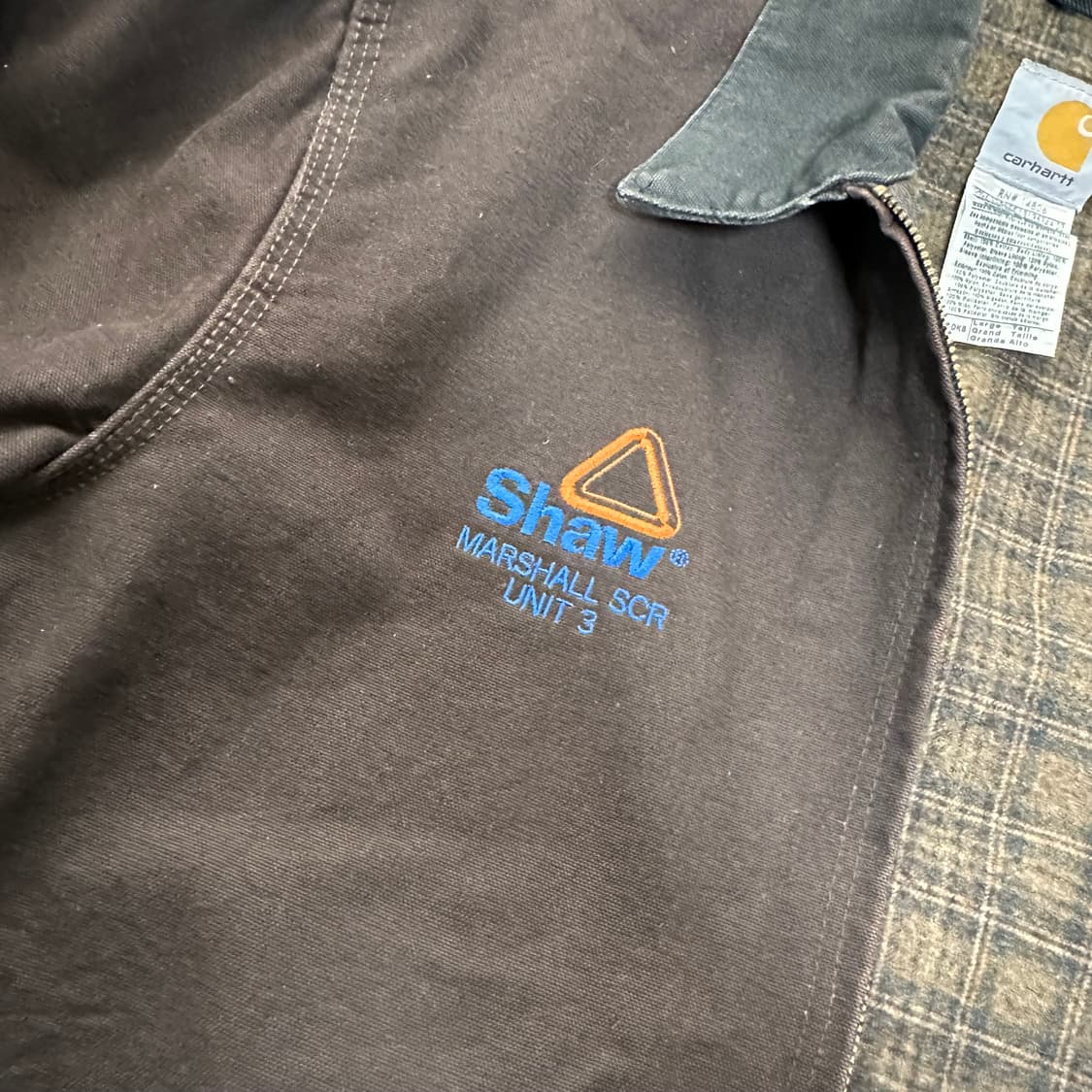 OG 빈티지 칼하트 디트로이트 J97 DKB 워크자켓 라지 상품이미지7