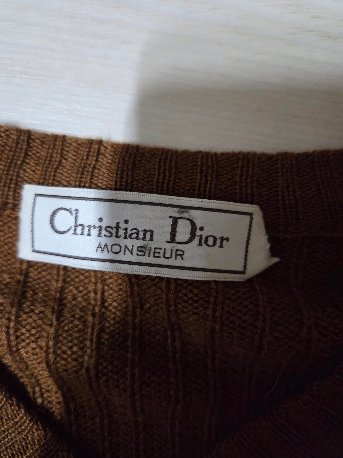 Christian dior 크리스찬 디올 레더 니트 상품이미지2