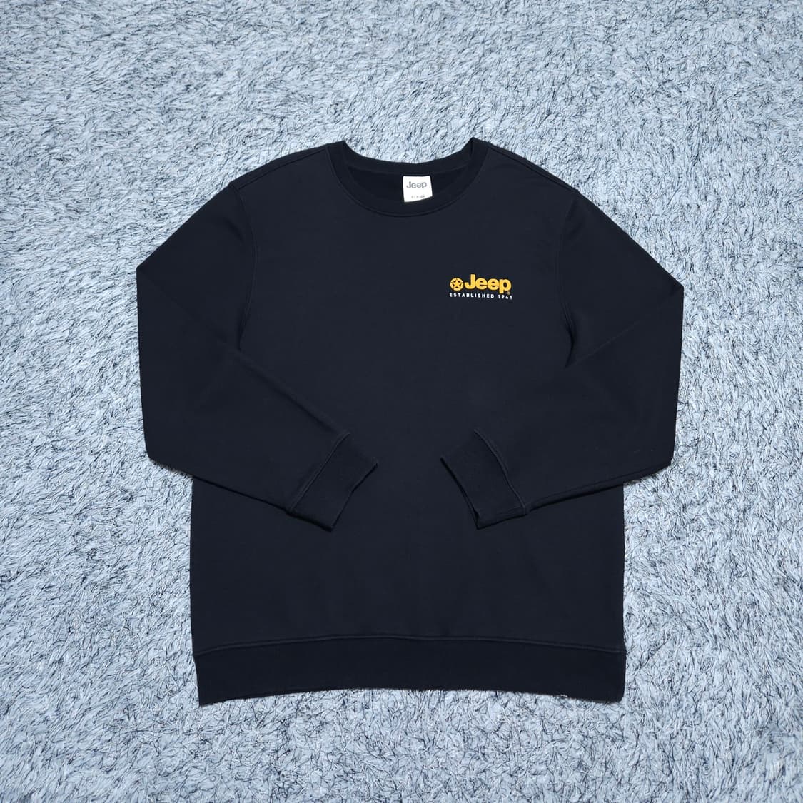 Jeep)105 남자 검정 맨투맨티셔츠 / 왕눈이샵 상품이미지1