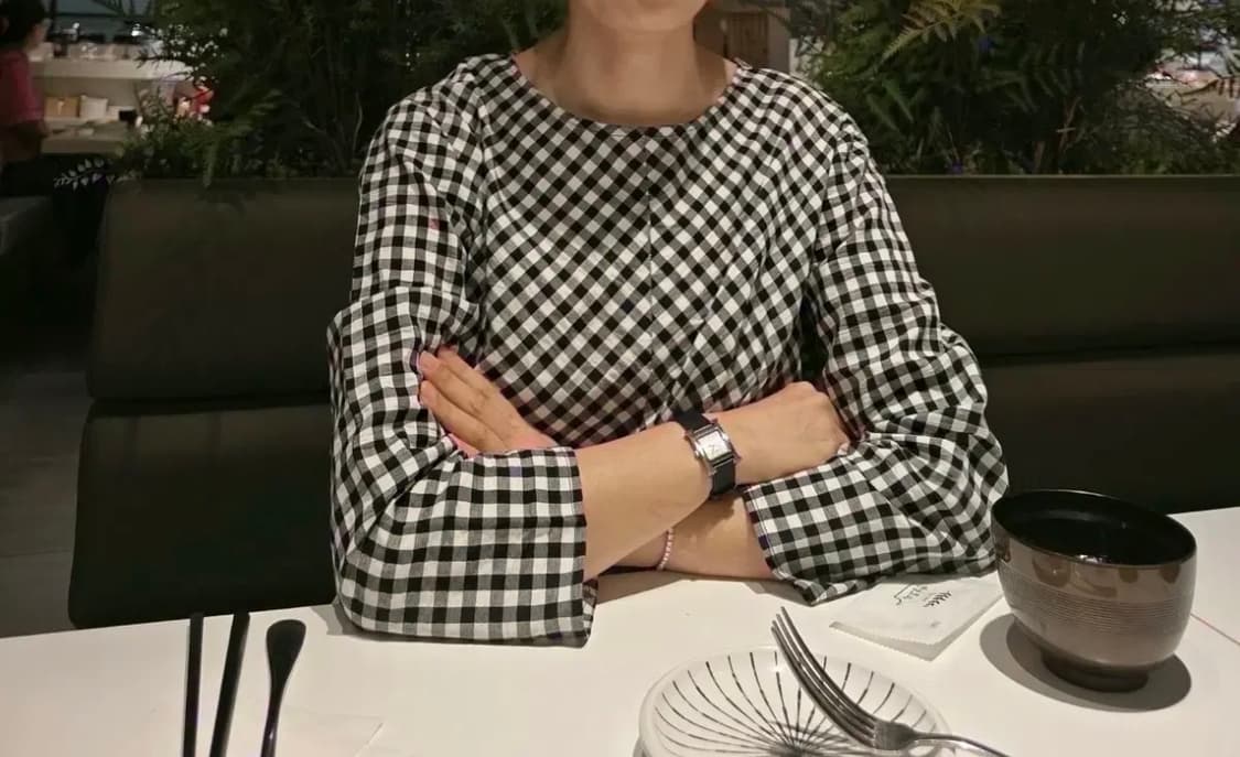 자라깅엄체크블라우스 상품이미지1