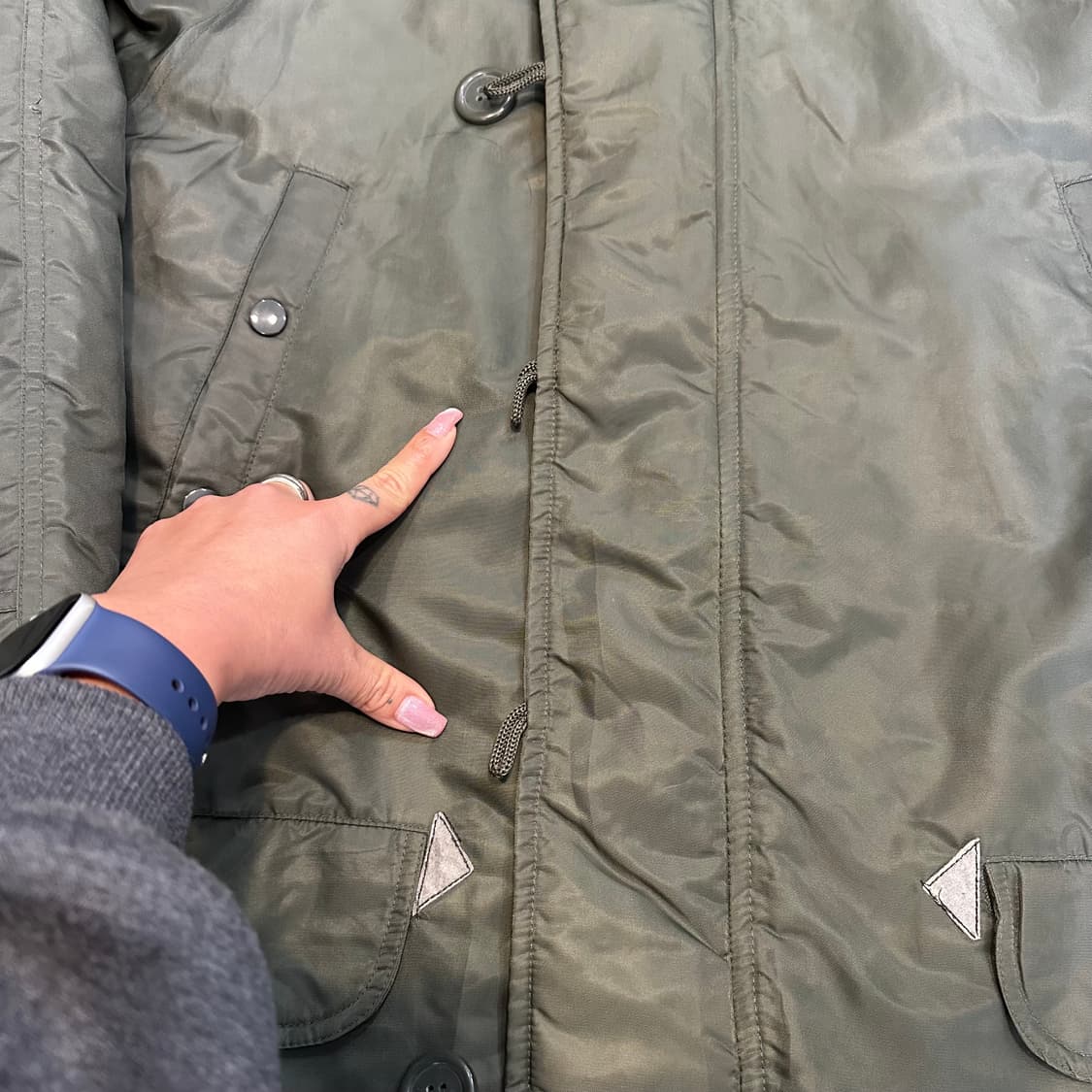 빈티지 Virgin Voyage N-3B 프라잉 자켓L 상품이미지6