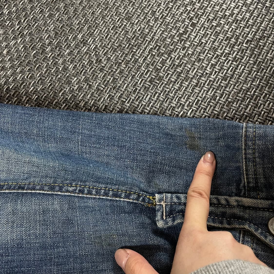 캘빈클라인 중청 투포켓 데님 자켓 M 상품이미지8