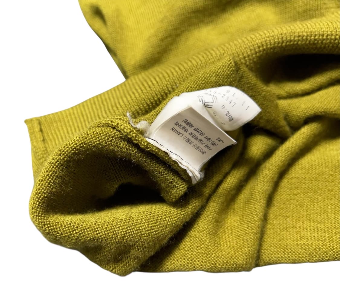 랑방 LANVIN 95사이즈 올리브색 니트 조끼 상품이미지5