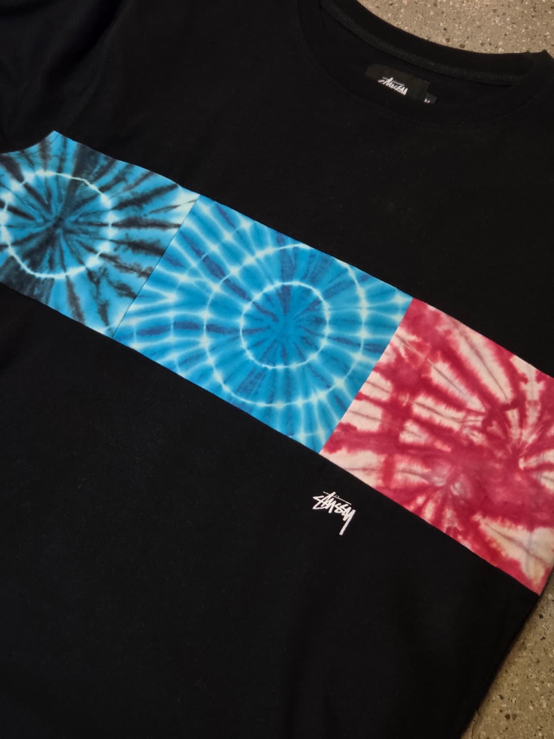 Stussy 스투시 타이다이 블랙 롱슬리브 상품이미지3