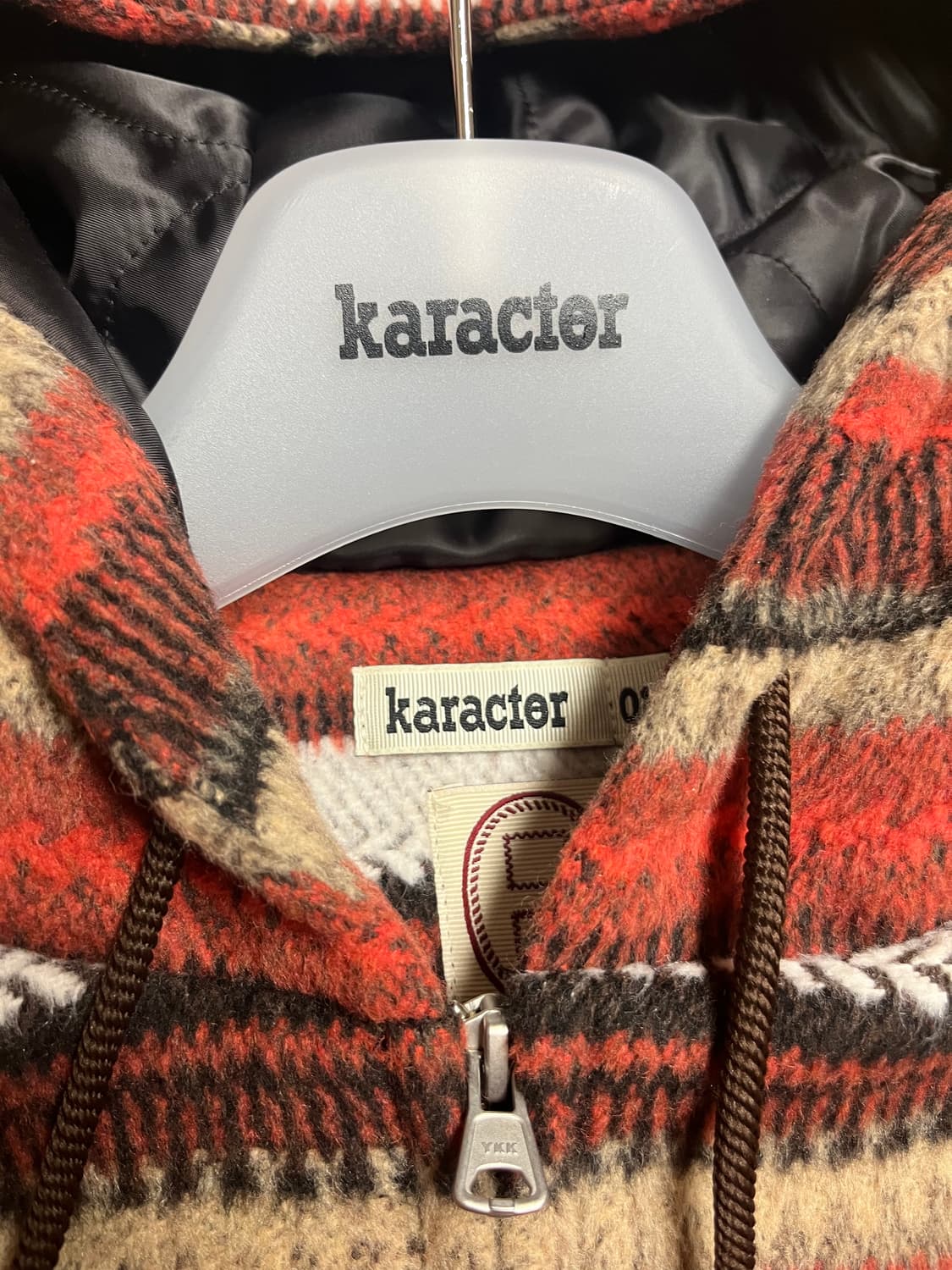 [01] 카락터 울 플리스 후드집업 상품이미지8