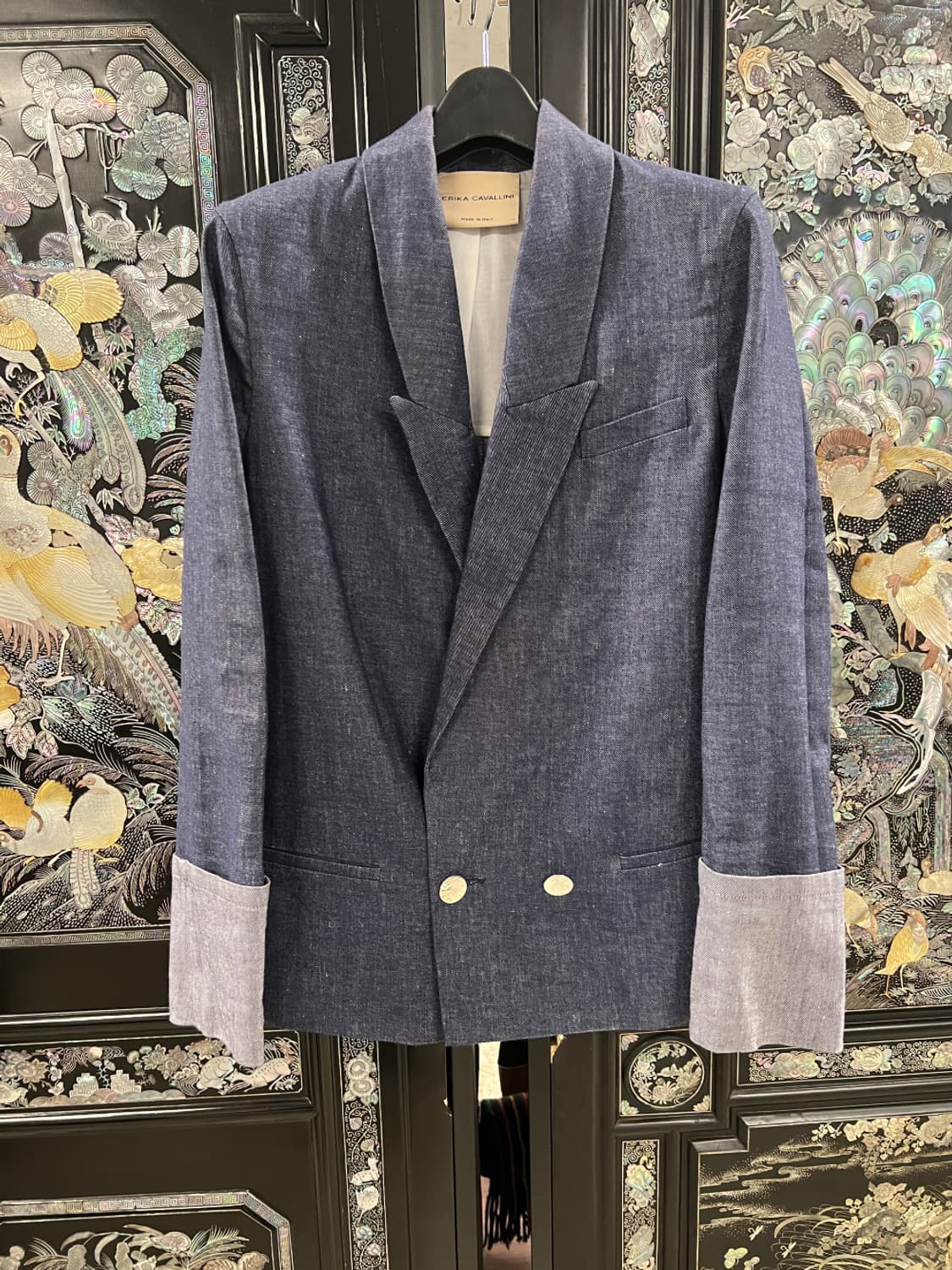 O165 ITA CCCC더블 데님 블레이저 SIZE 40 상품이미지1