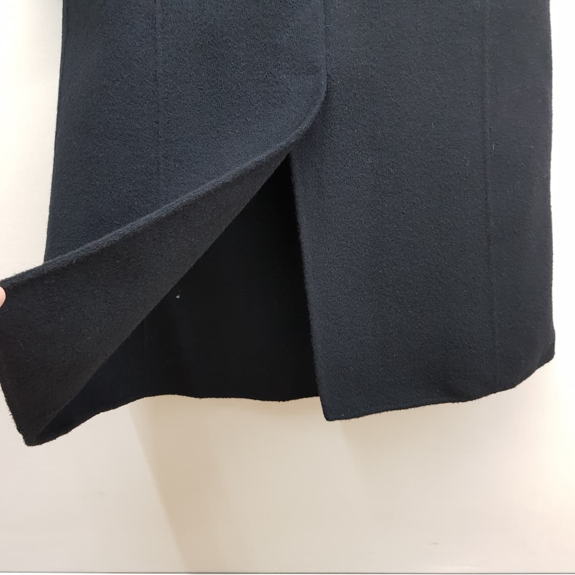 모조에스핀 MOJO.S.PHINE 핸드메이드 울 롱코트 55사이즈 상품이미지7