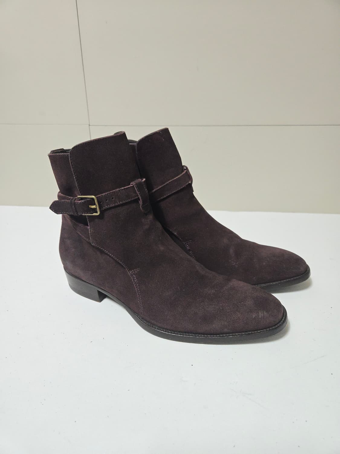 생로랑 조드퍼 스웨이드 부츠 39 1/2 (255) 상품이미지2