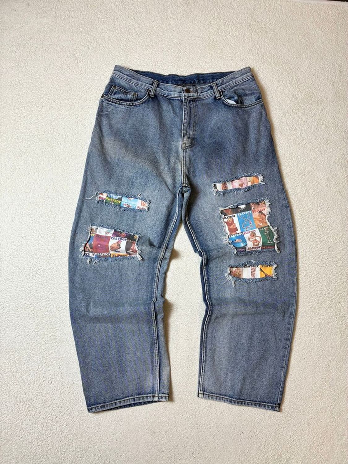 위켄더스 x 플레이보이 24ss 커버 데님 팬츠 PN7006 상품이미지1