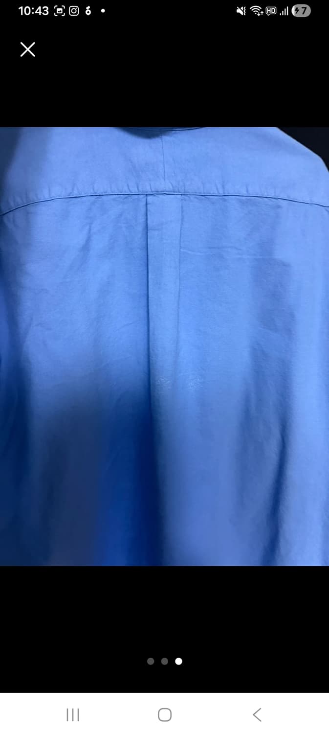 폴로 랄프로렌 블루 셔츠 커스텀핏 105 상품이미지3