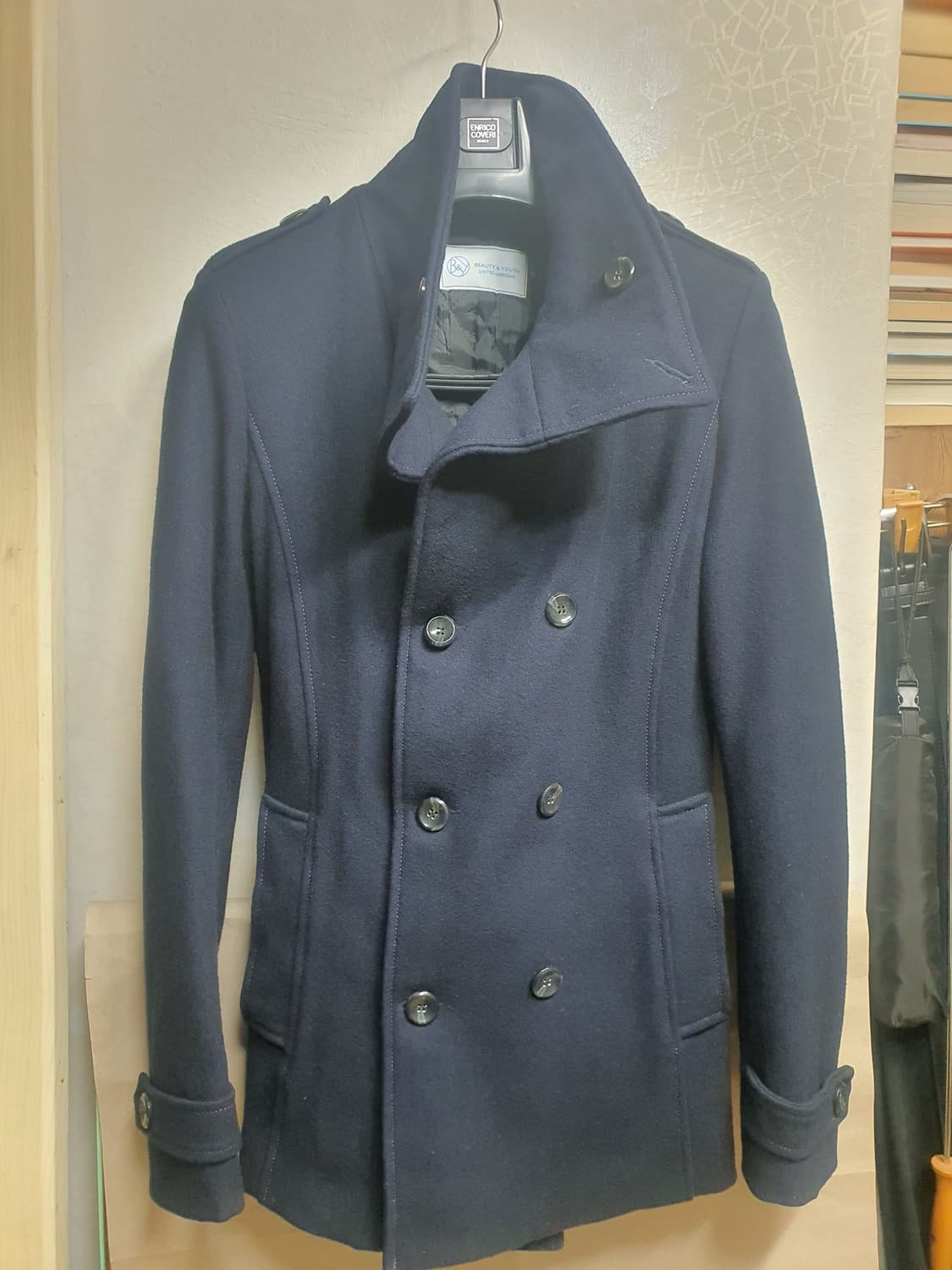 남성 누빔 하프코트 95 상품이미지1