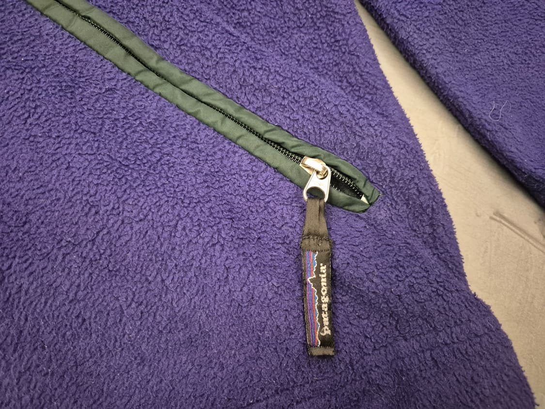 90s 파타고니아 플리스 후드 짚업 자켓 상품이미지5