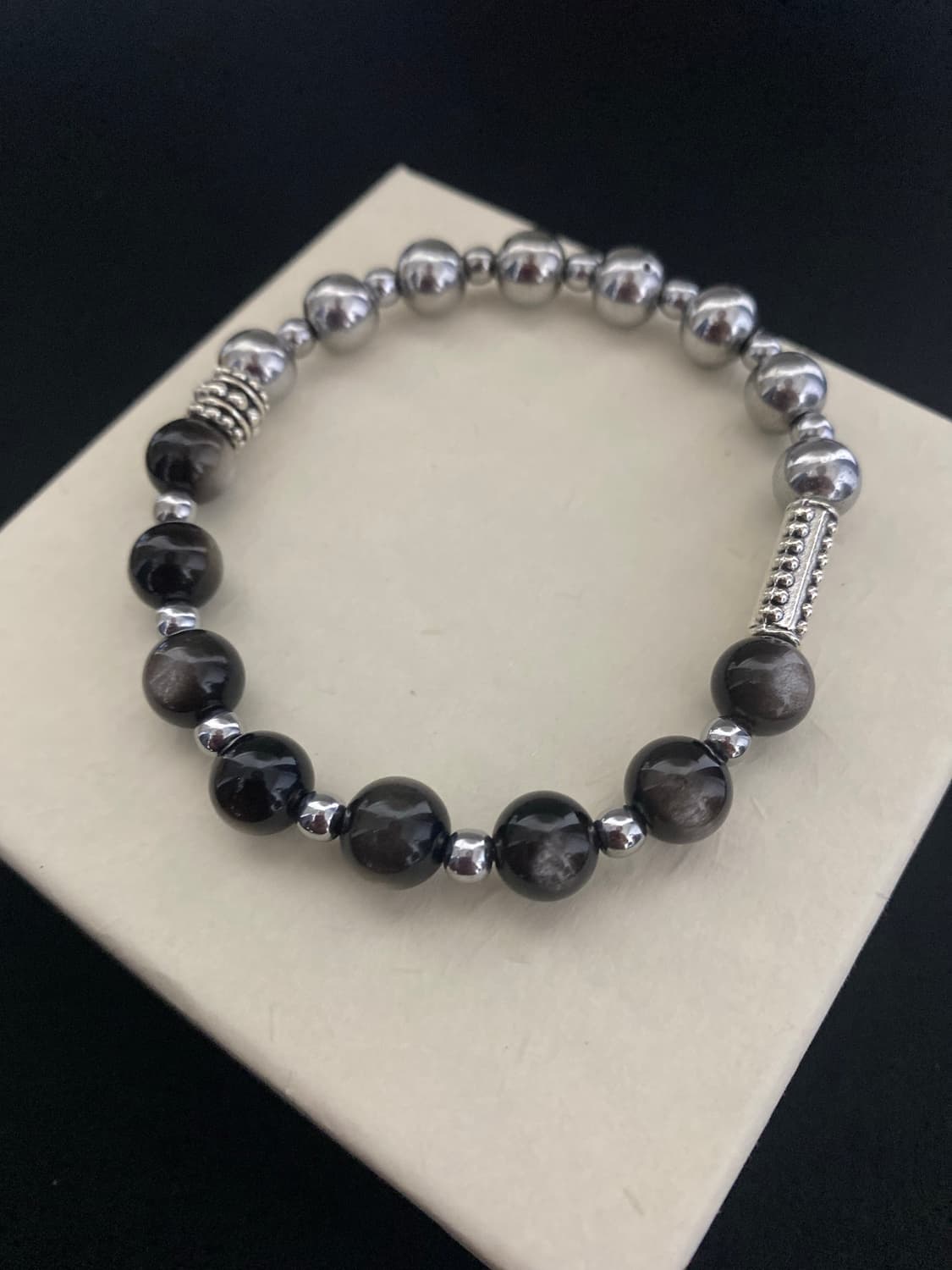 실버 옵시디언  팔찌 상품이미지4