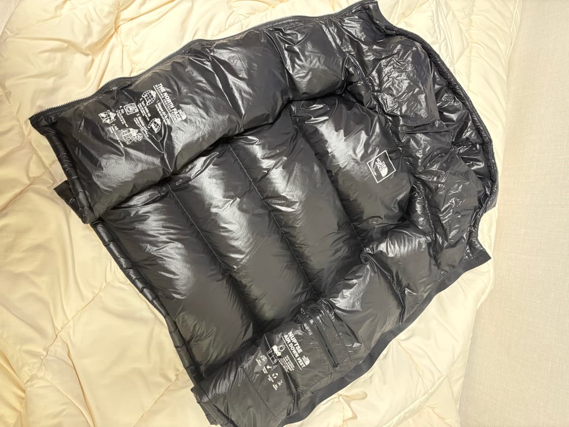 노스페이스 1996 눕시 에어 다운 베스트 블랙 상품이미지3