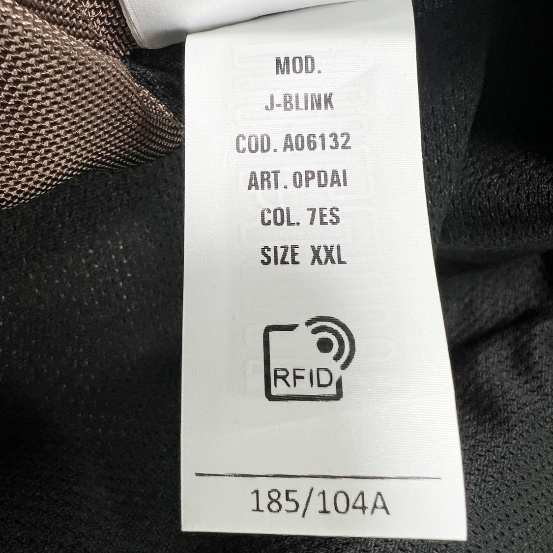 디젤 J-블링크 컬러블록 나일론 바이커 자켓 블랙 브라운 (XXL) 상품이미지8