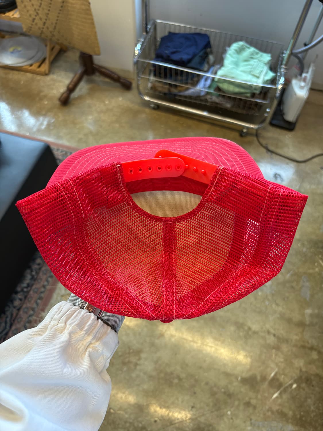 80s 데드스탁 미국 벌목 회사의 판촉용 트러커캡 상품이미지5