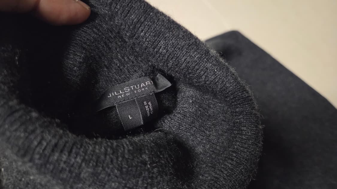 질스튜어트 뉴욕 맨 캐시미어 100 터틀넥 니트 상품이미지3