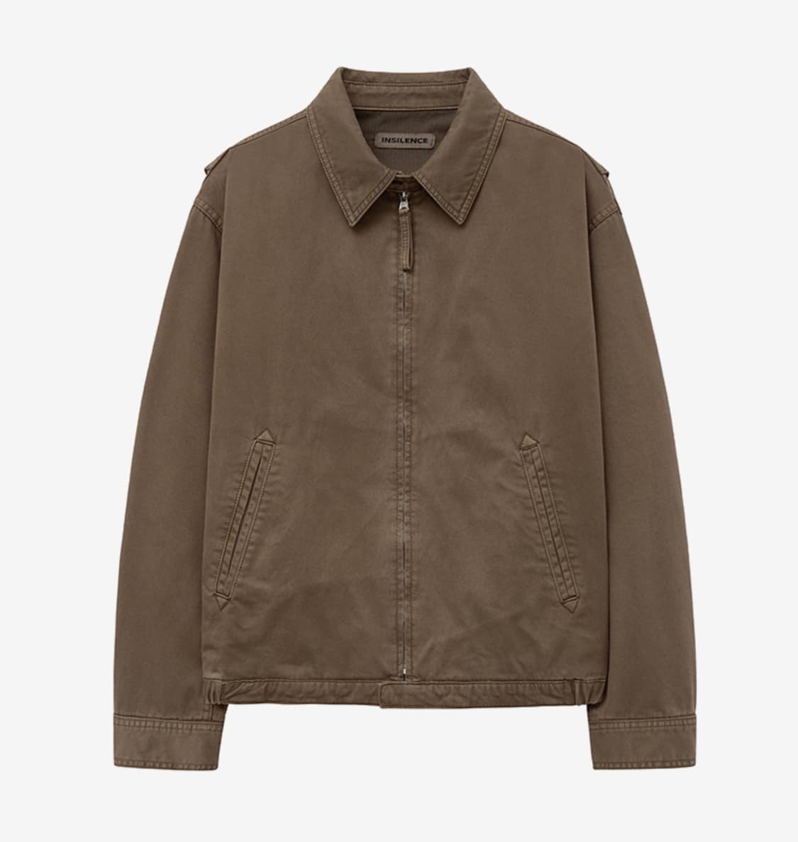 인사일런스 워시드 스윙탑 자켓 WASHED BROWN L사이즈 상품이미지3