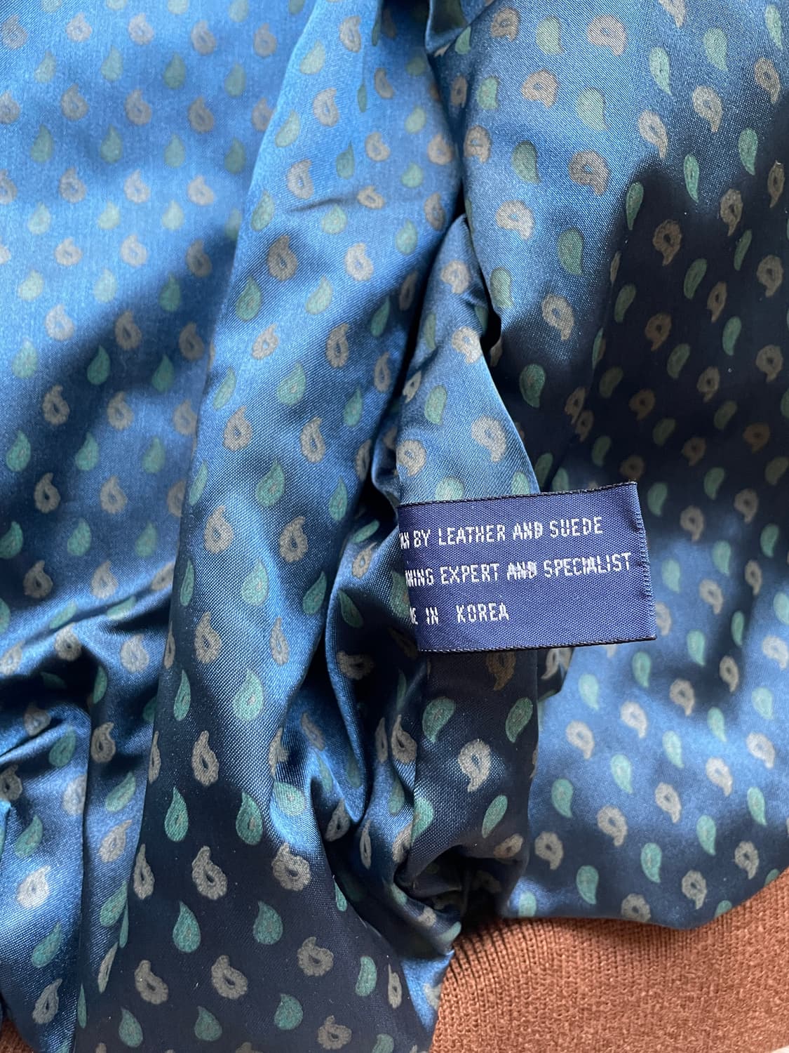 올드갭 스웨이드 블루종 자켓 old gap 상품이미지6